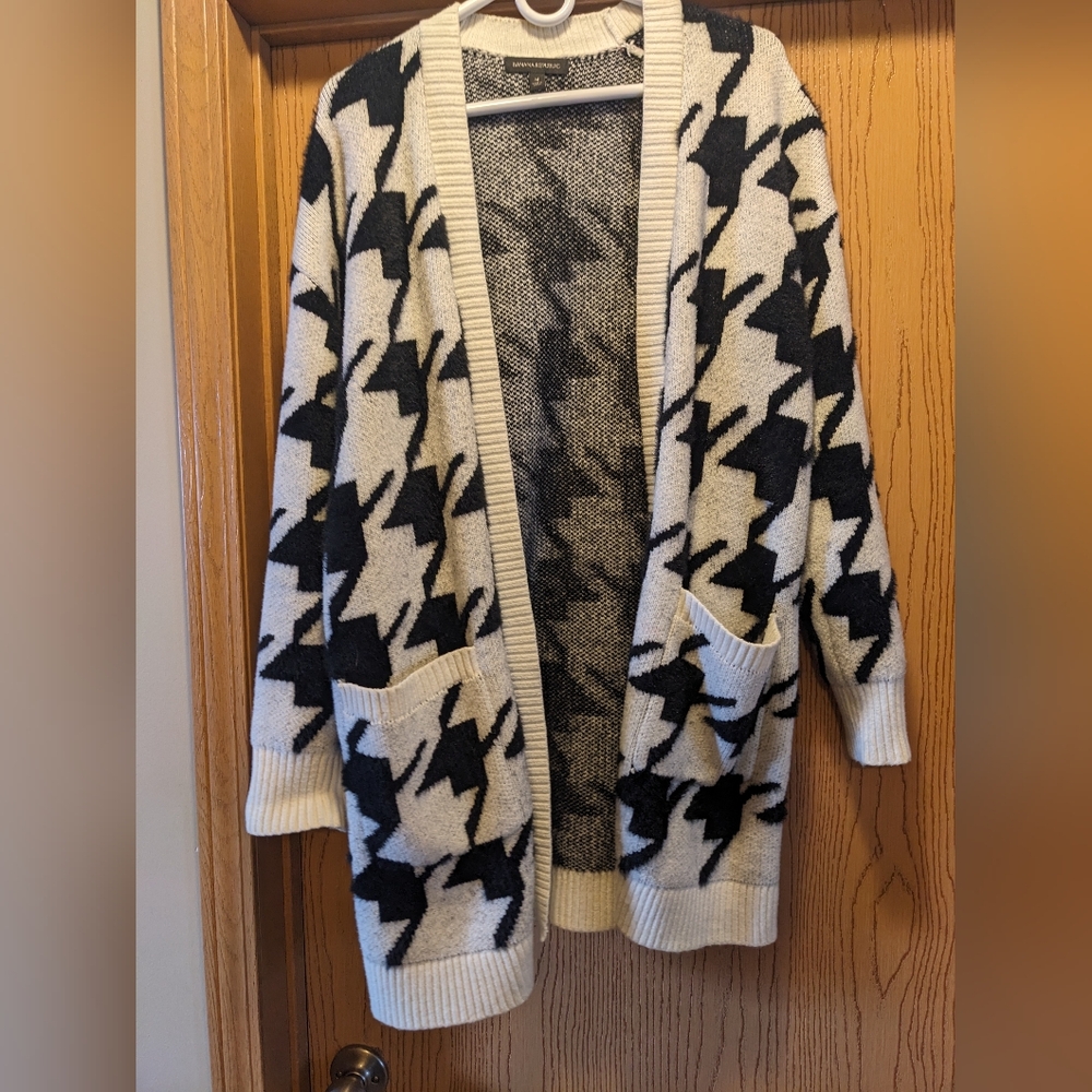 Black and white oversized sweater - Banana Republic